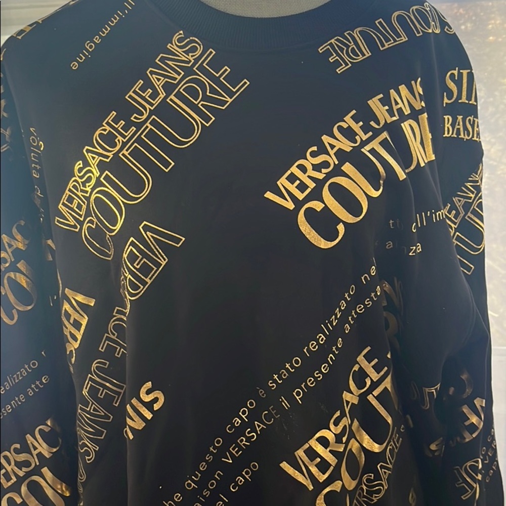 Versace crew neck sweatshirt